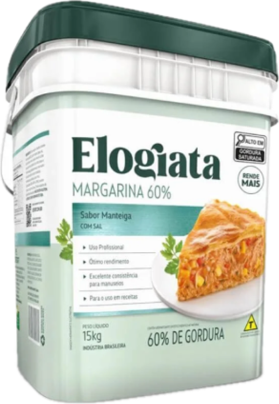 MARGARINA ELOGIATA 15 KG 60 % LIPIDIOS