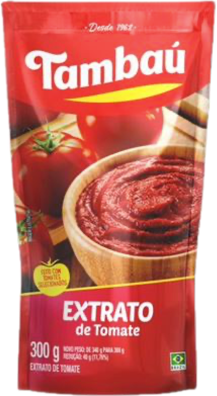 EXTRATO DE TOMATE TAMBAÚ POUCH 300G