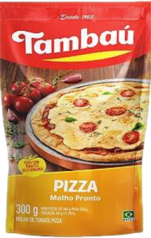MOLHO DE TOMATE PIZZA TAMBAÚ 300GR