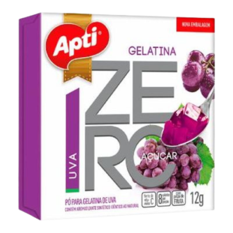 GELATINA ZERO UVA APTIVA 12 GR