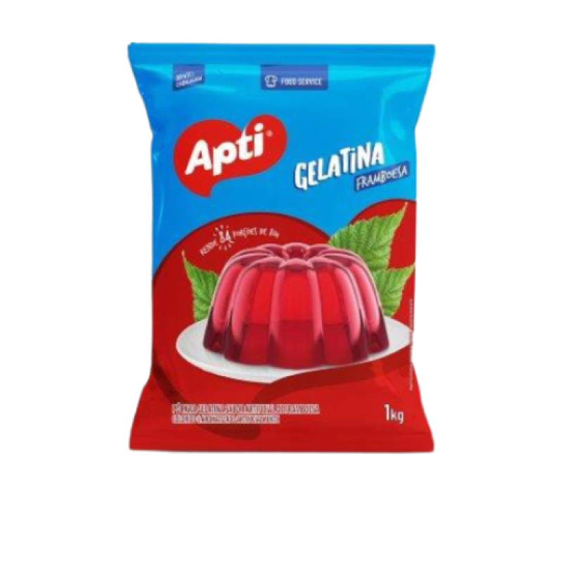 GELATINA FRAMBOESA APTI 1KG