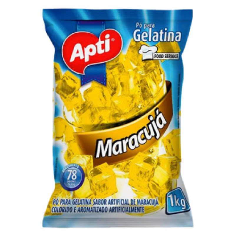 GELATINA MARACUJA APTI 1KG