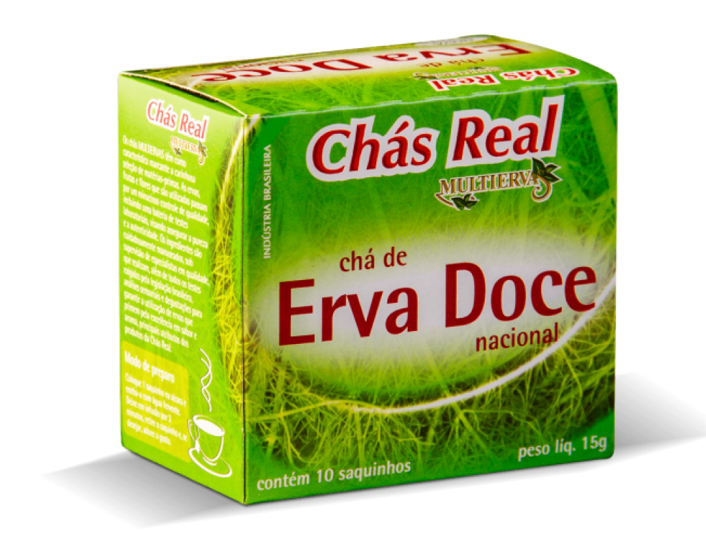 CHA REAL MULTIERVAS ERVA DOCE CX/15G