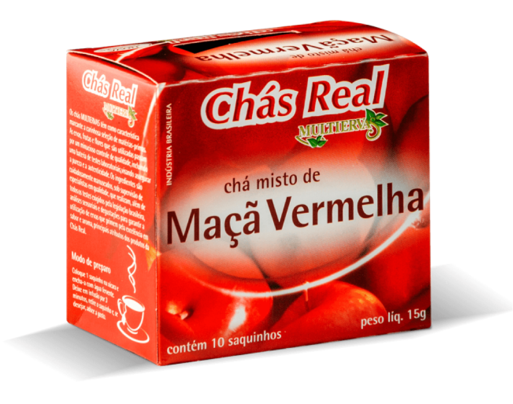 CHA REAL MULTIERVAS MACA VERMELHA CX/15G