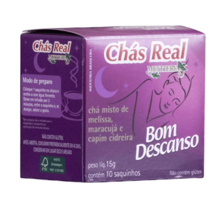 CHA REAL MULTIVERVAS BOM DESCANSO CX/15G