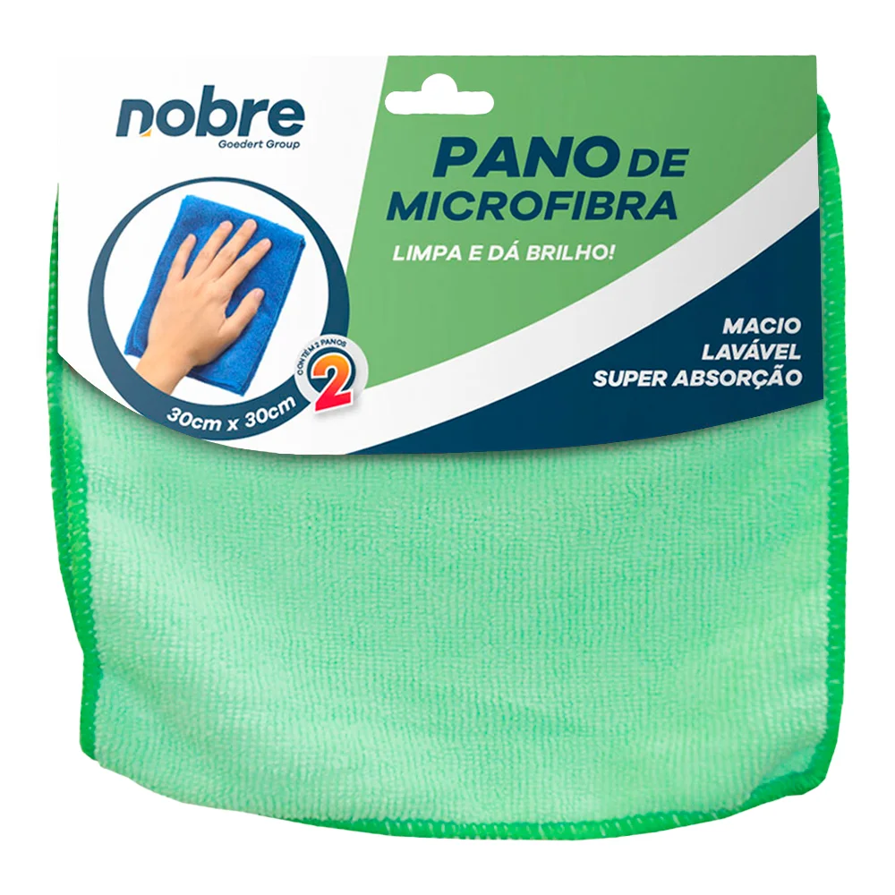 PANO MICROFIBRA 30X30 VERDE  NOBRE