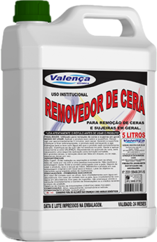 REMOVEDOR DE CERA 05 LITROS VALÊNCIA