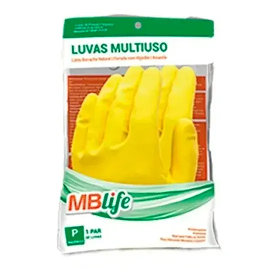LUVA LIMPEZA AMARELA MBLIFE P MEDIX