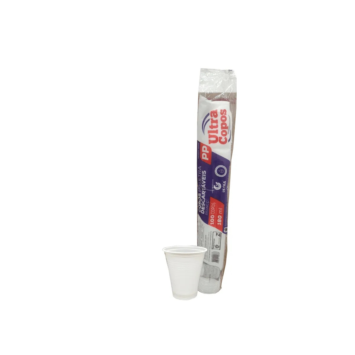 COPO ULTRACO TRANS 180 ML PCT C/ 100 UND