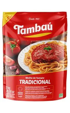 MOLHO DE TOMATE TRAD.POUCH TAMBAU1,02KG