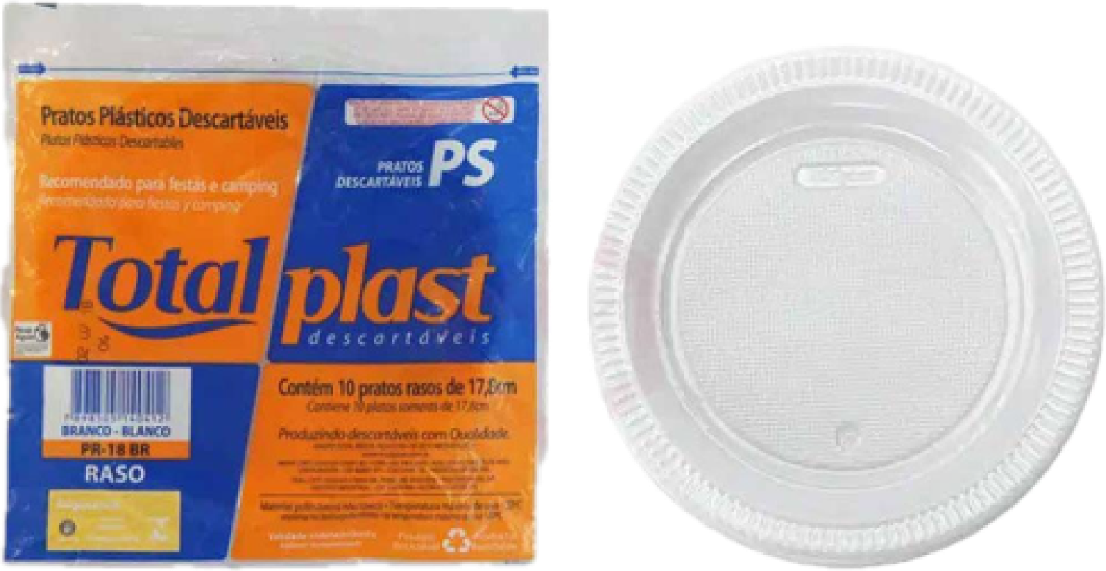 PRATO RASO 18 ULTRA  PCT C/ 10 UN