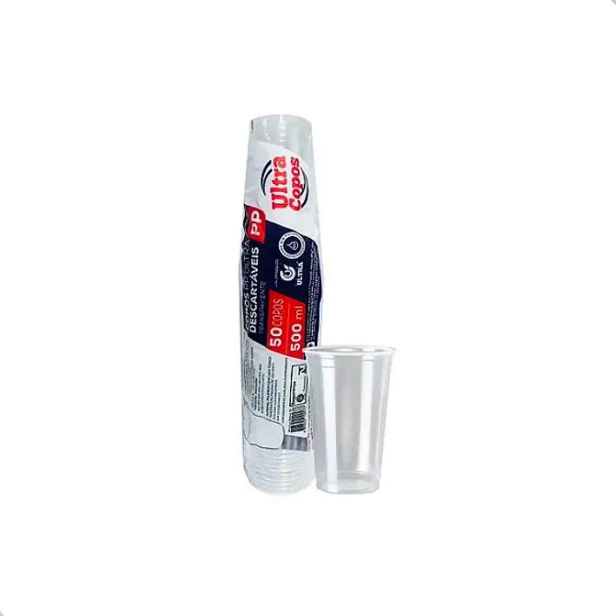 COPO ULTRACOPO TRANSPARENTE LISO 500 ML