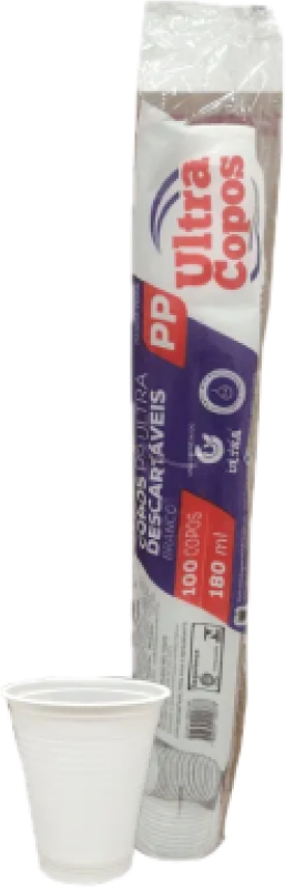 COPO ULTRACOPO BRANCO 180 ML PCT C/ 100