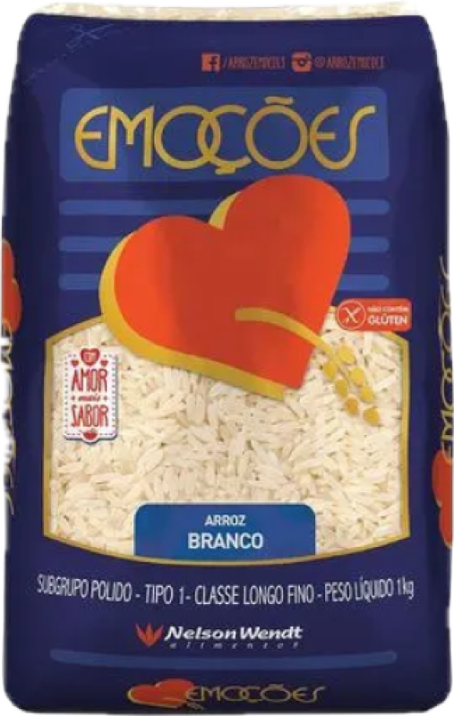 ARROZ EMOÇOES BRANCO 1 KG