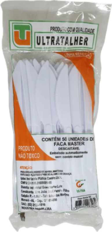 FACA MASTER BRANCA ULTRA PCT C/ 50 UNID