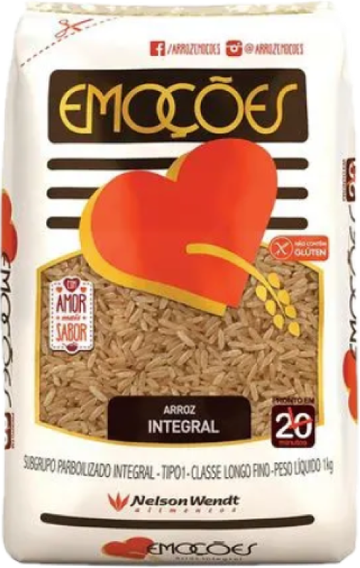 ARROZ EMOÇÕES INTEGRAL 1 KG
