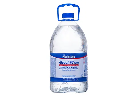 ALCOOL GEL 70° 05 LITROS PINDORAMA