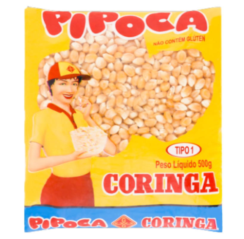MILHO P/ PIPOCA CORINGA 500 GR