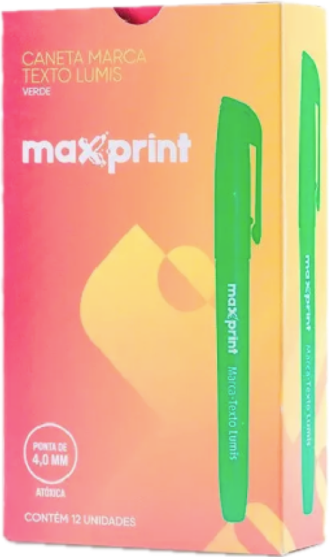 MARCA TEXTO VERDE MAXPRINT