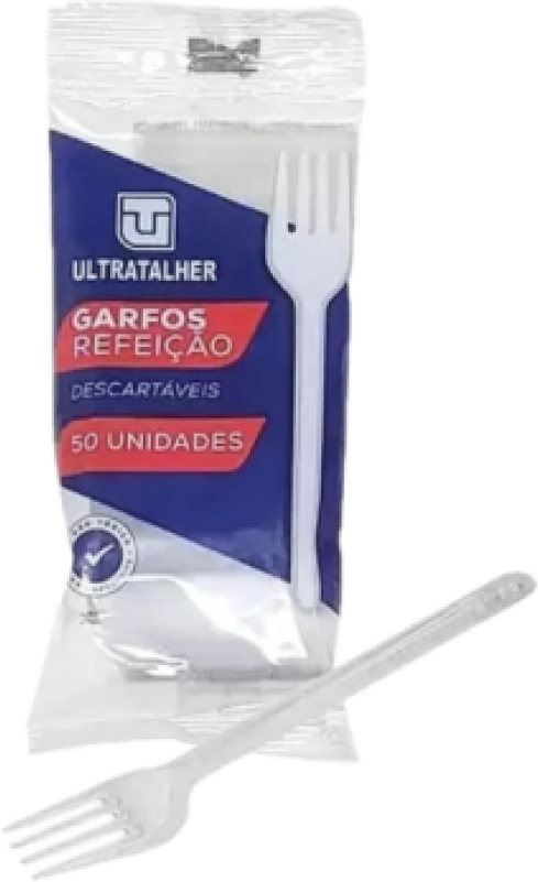 GARFO REFEIÇÃO BRANCO ULTRA PCT C/ 50 UN
