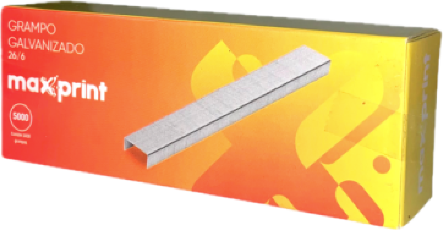 GRAMPO MAXPRINT 26/6 CX C/ 5000 UND
