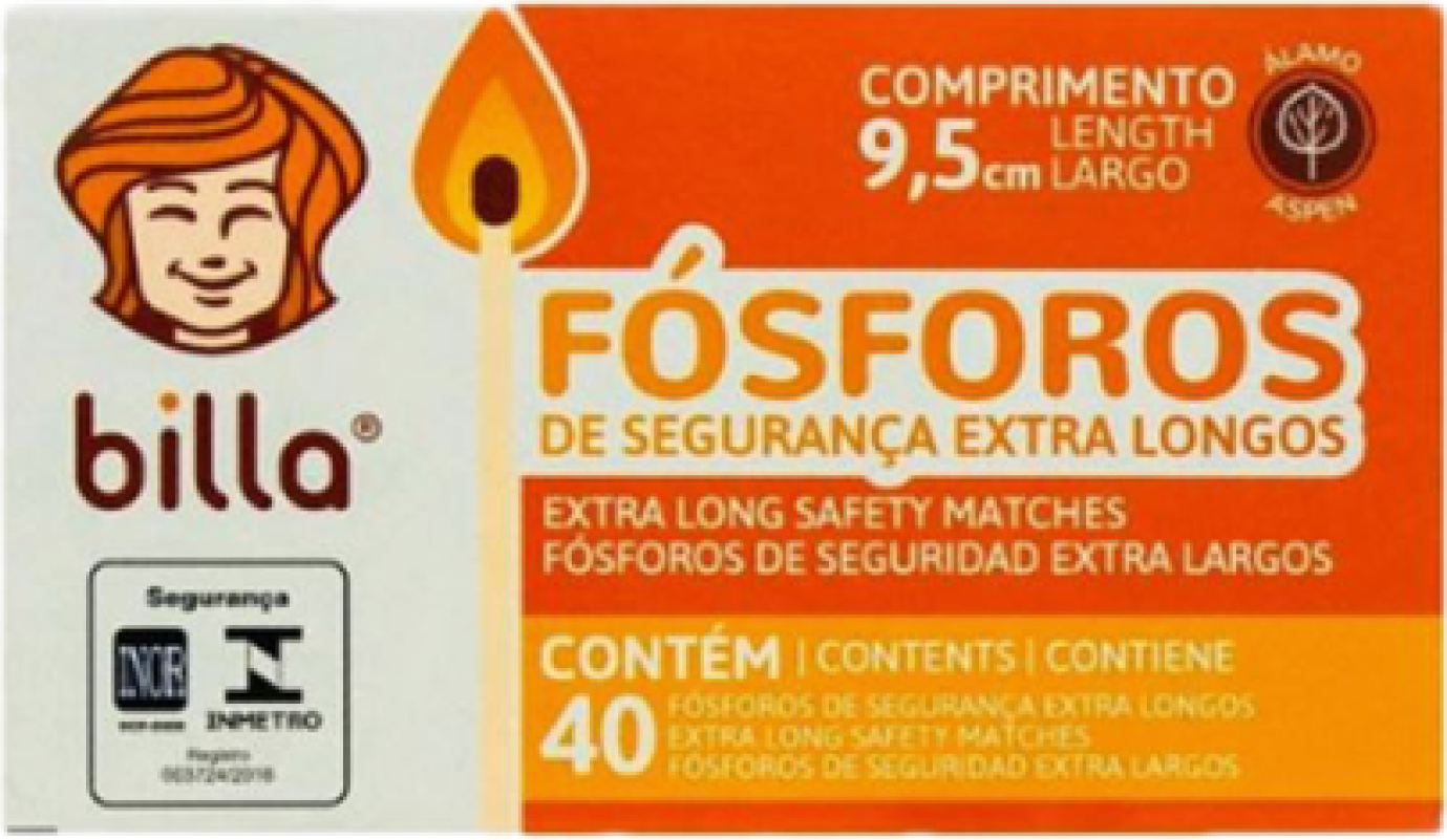 FOSFORO BILLA EXTRA LONGO CX 40 UNID