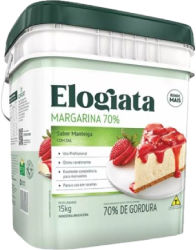 MARGARINA ELOGIATA 15 KG 70 % LIPIDIOS