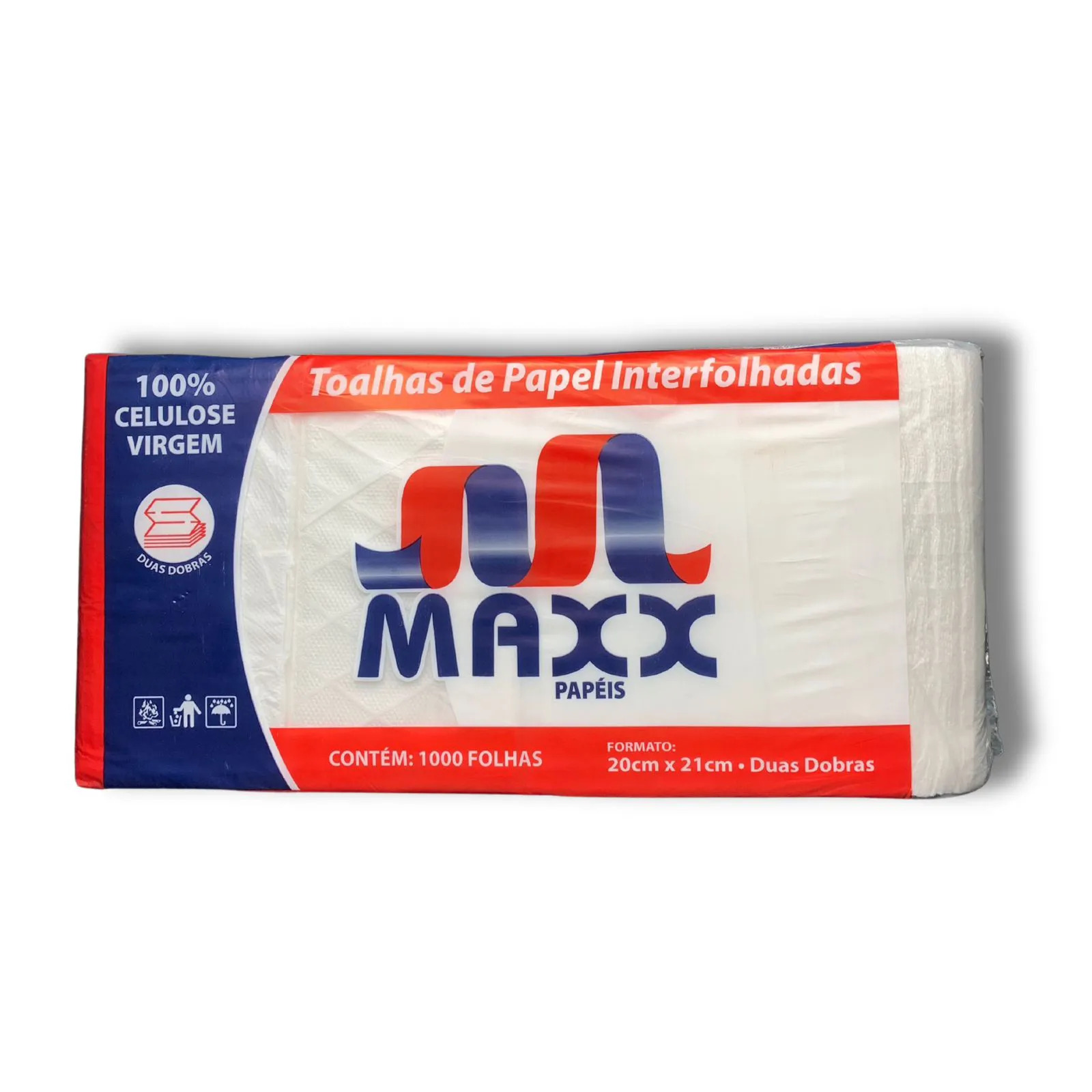 PAPEL TOALHA MAXX 1000 FLS 100 % CELULOS