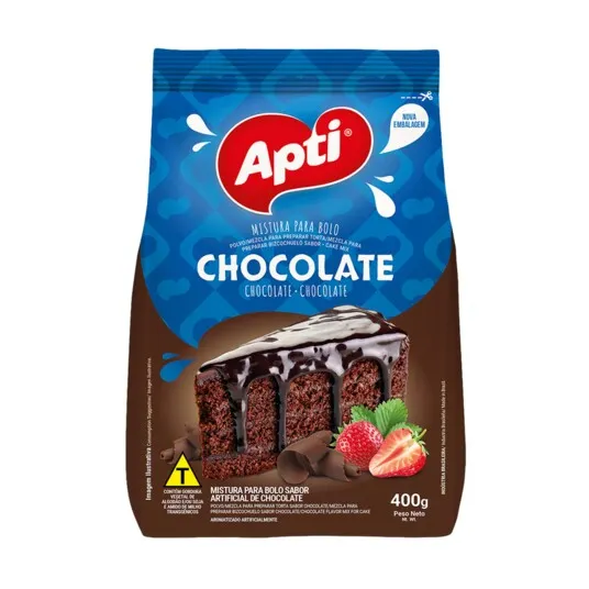 BOLO CHOCOLATE APTI 400 GR