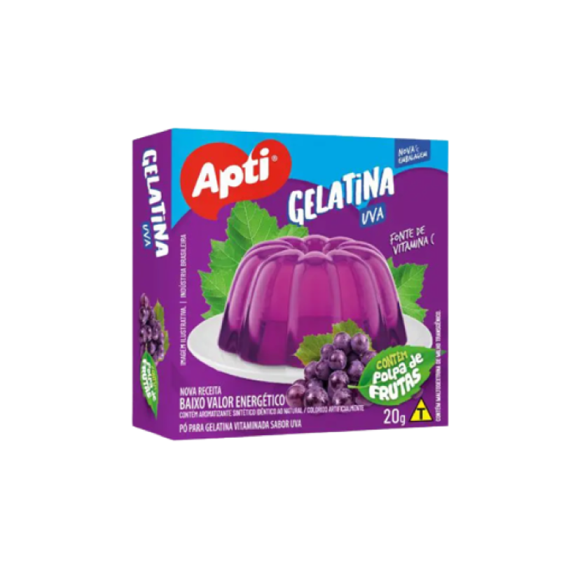 GELATINA UVA APTI 20 GR CAIXA