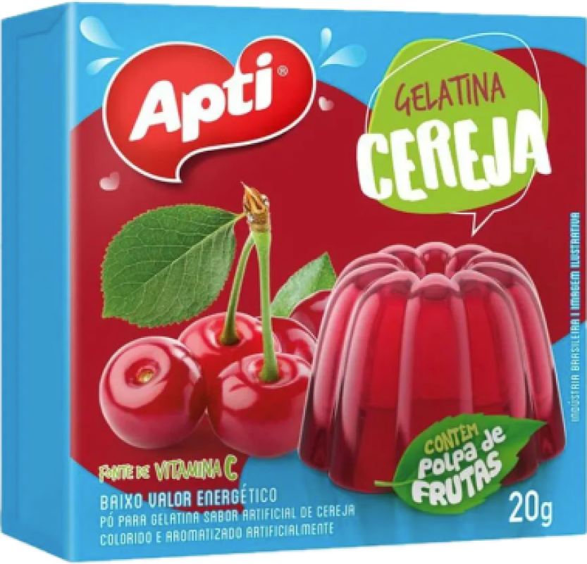 GELATINA CEREJA APTI 20 GR