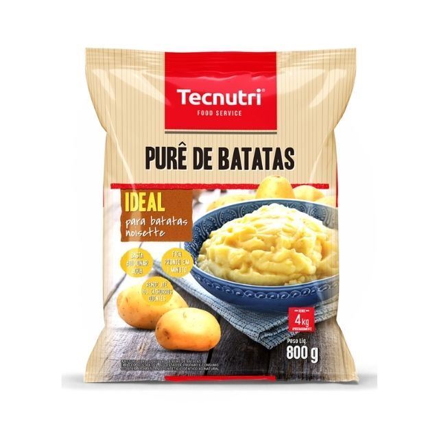 PURE DE BATATA TECNUTRI 800 GR