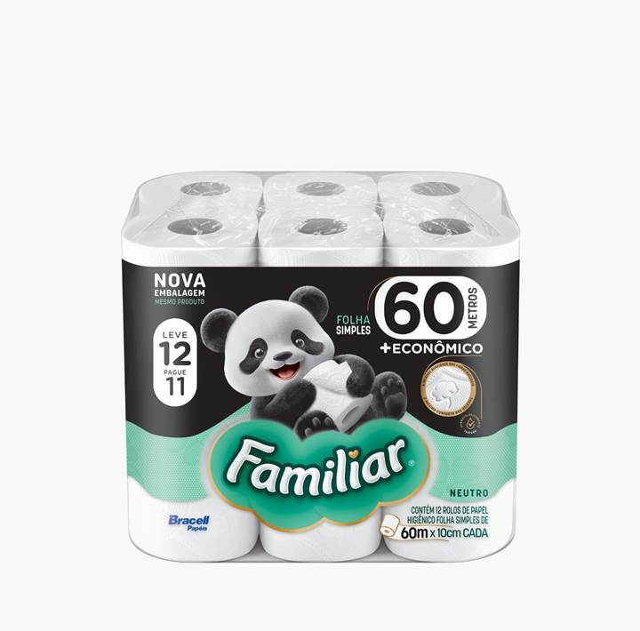 PAPEL HIG SUPREMO FOLHAS SIMPLES 60MT