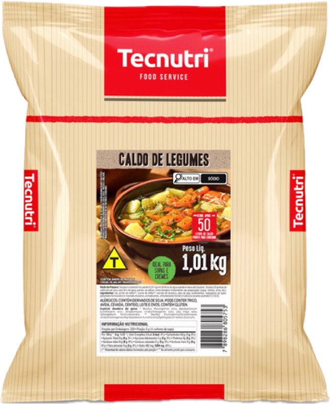 CALDO DE LEGUMES TECNUTRI 1,01 KG