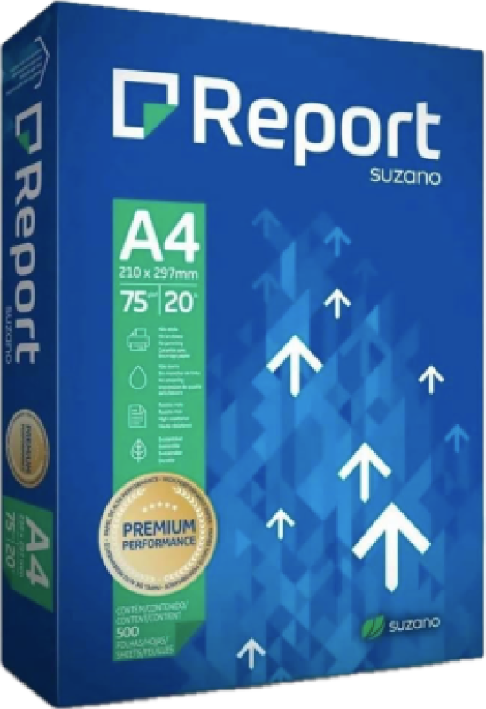 RESMA DE PAPEL REPORT A4 C/ 500 FLS