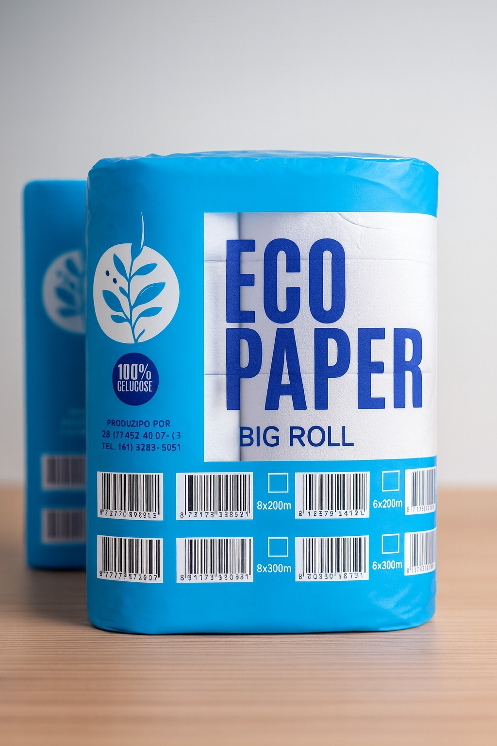 PAPEL HIG BIG ROLL ECOPAPER BRANC 200 MT
